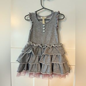 2T Matilda Jane Dress. GUC. Super cute with tulle trim!